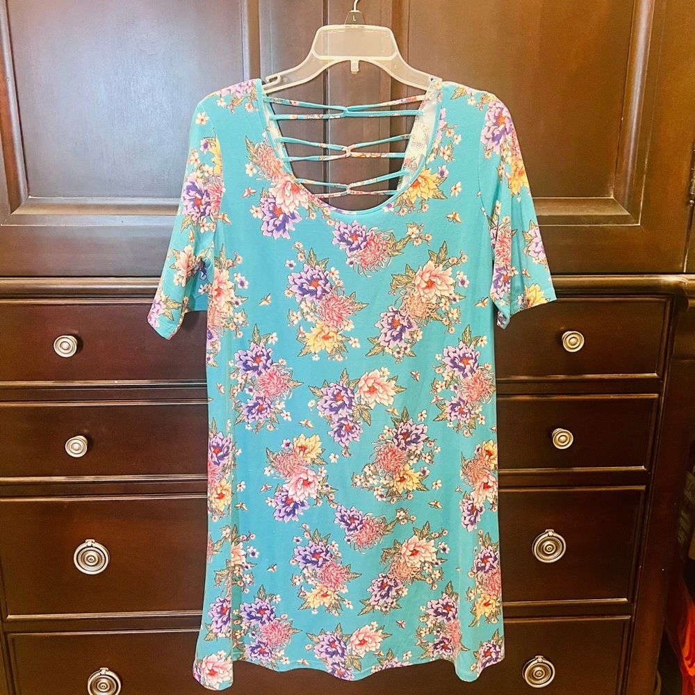 Set of two Pink Rose dresses size L